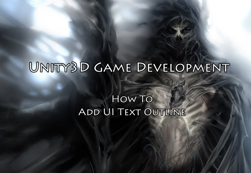 Unity3D How To Add UI Text Outline